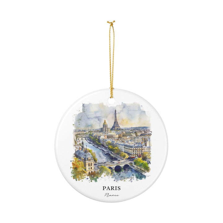 Paris France Ornament: Unique Paris France Souvenir, Paris France Xmas Decor, and Authentic France Gift