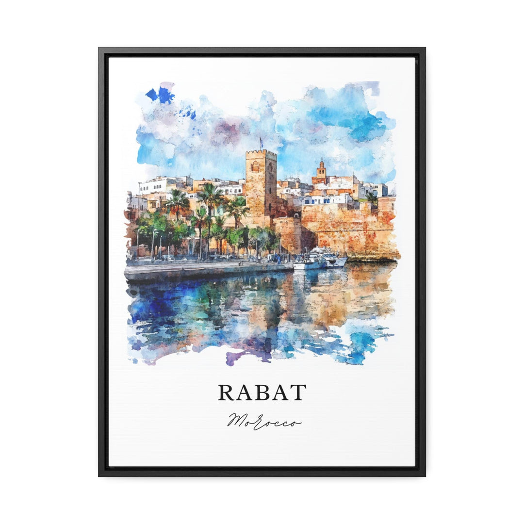 Rabat, Morocco – Watercolor Art Print