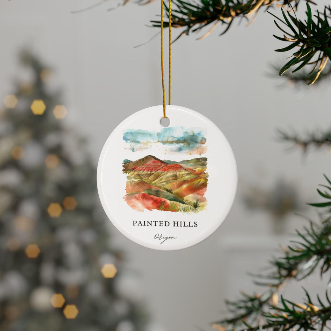 Painted Hills OR Ornament: Unique Painted Hills Souvenir, Oregon Xmas Decor, and Authentic Painted Hills Gift