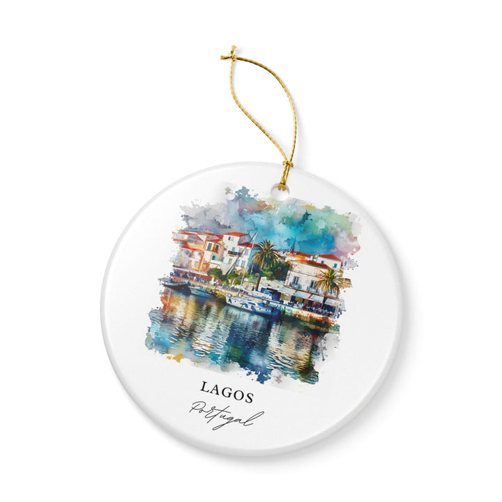 Lagos Portugal Ornament: Unique Lagos Souvenir, Lagos Xmas Decor, and Authentic Lagos Portugal Gift