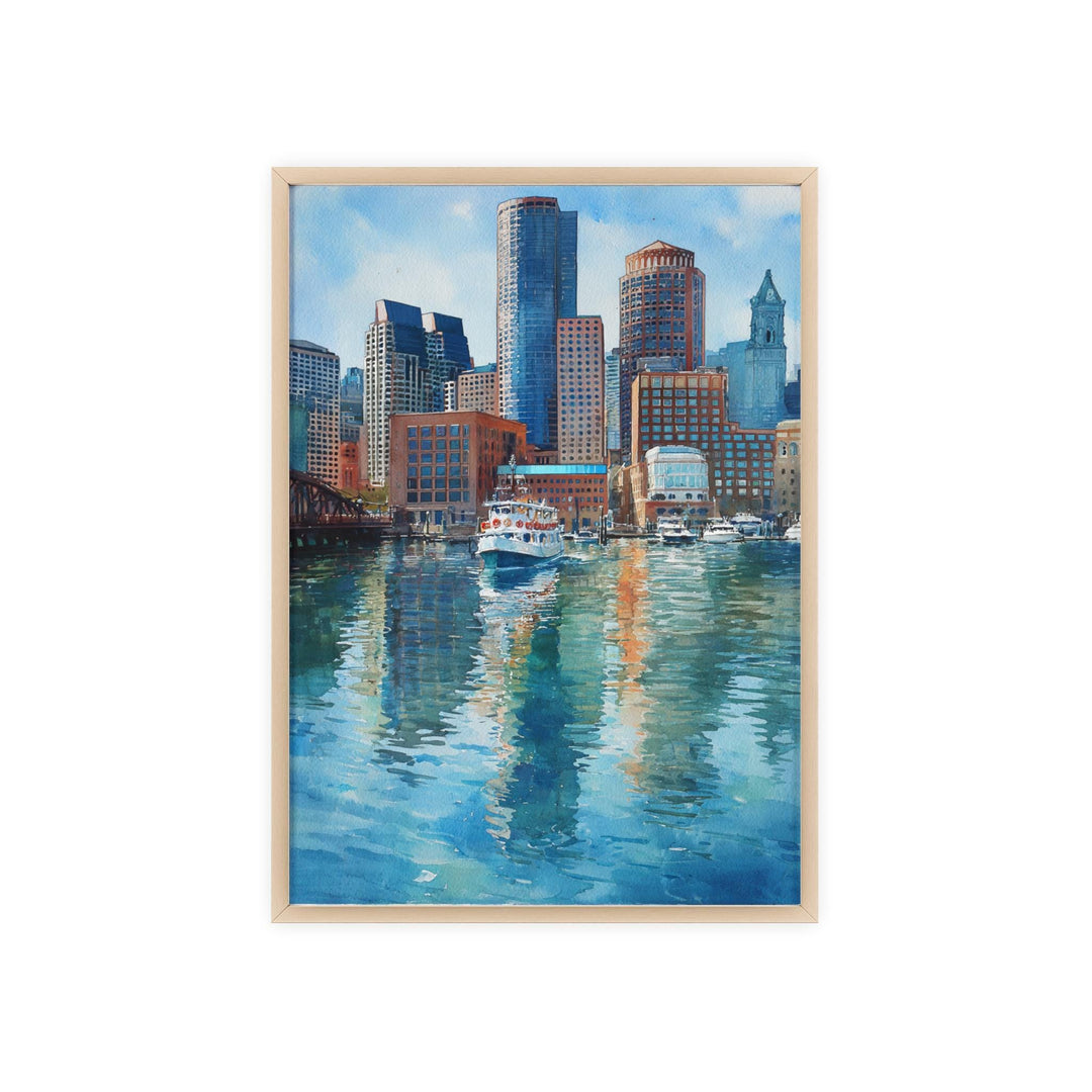Boston, USA – Watercolor Art Print