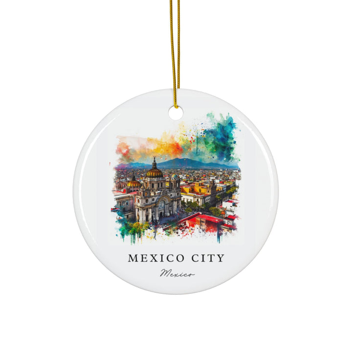 Mexico City Ornament: Unique Mexico City Souvenir, CDMX  Xmas Decor, and Authentic Mexico City Christmas Gift