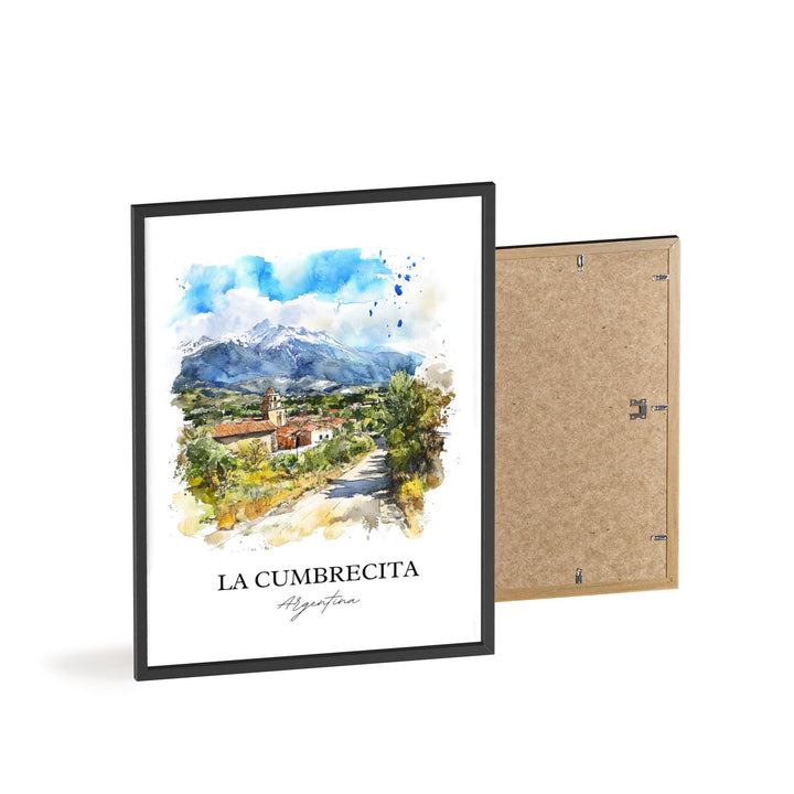 La Cumbrecita, Argentina – Watercolor Art Print