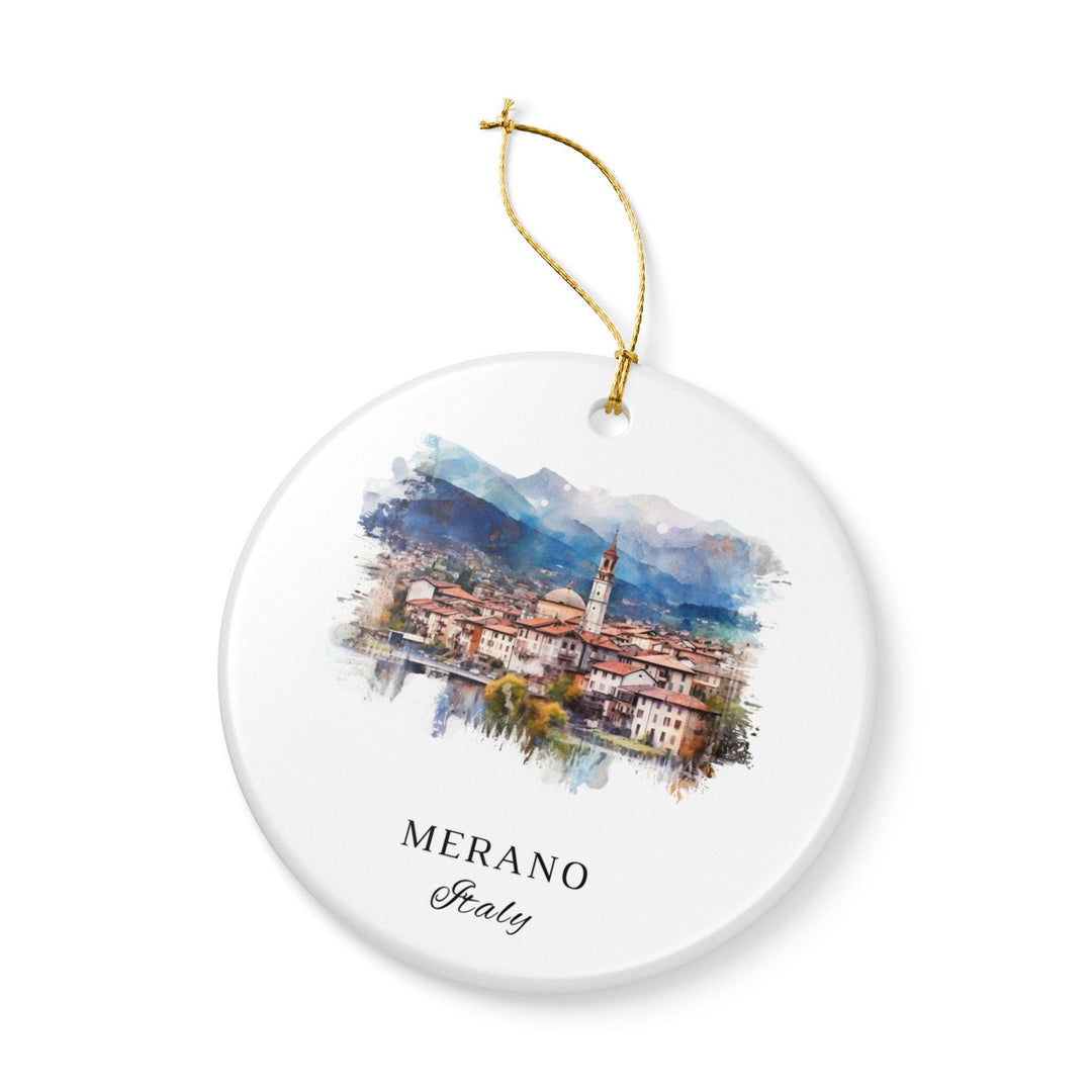 Merano Italy Ornament: Unique Merano Souvenir, Merano IT Xmas Decor, and Authentic Merano Italy Gift