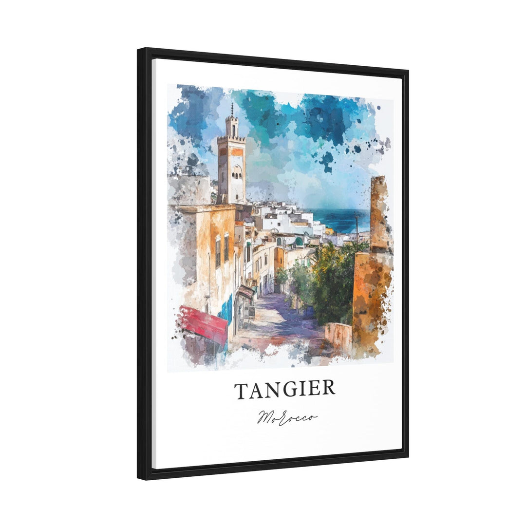 Tangier, Morocco – Watercolor Art Print