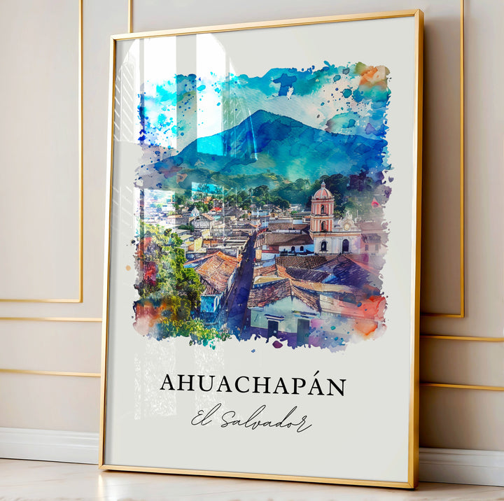 Ahuachapan Wall Art - El Salvador Print