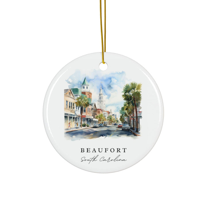 Beaufort SC Ornament: Unique Beaufort Souvenir, South Carolina Xmas Decor, and Authentic South Carolina Gift