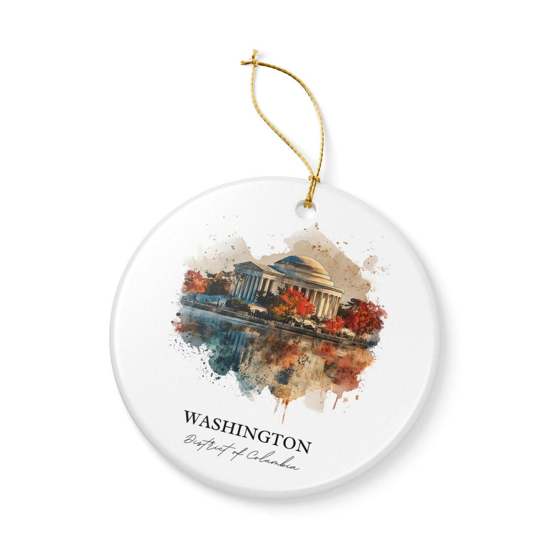 Washington DC Ornament: Unique Washington DC Souvenir, District of Columbia Xmas Decor, and Authentic Washington DC Gift