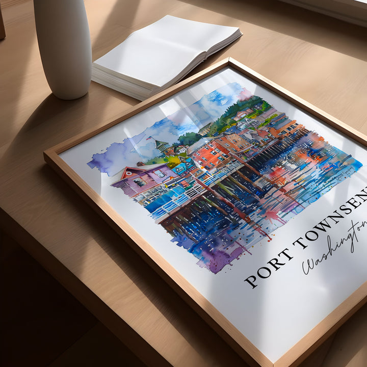 Port Townsend, USA – Watercolor Art Print