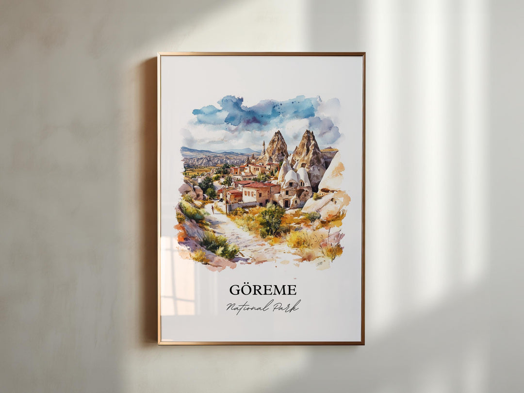Göreme, Turkey – Watercolor Art Print