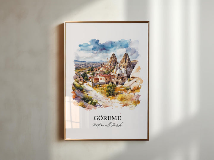 Göreme, Turkey – Watercolor Art Print