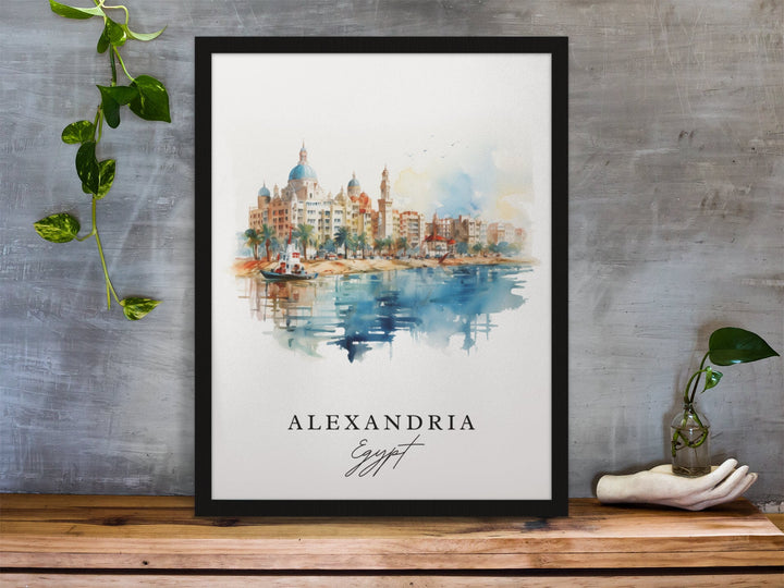 Alexandria Wall Art - Egypt Print