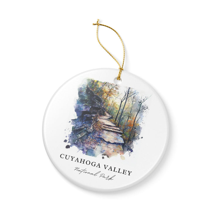 Cuyahoga Valley Ornament: Unique Cuyahoga Valley Souvenir, Cuyahoga Valley Xmas Decor, and Authentic Cuyahoga Valley Gift