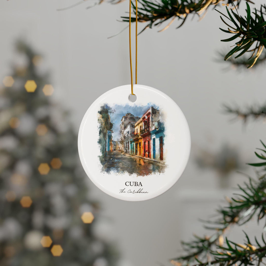 Cuba Ornament: Unique Cuba Souvenir, Cuba Xmas Decor, and Authentic Caribbean Gift