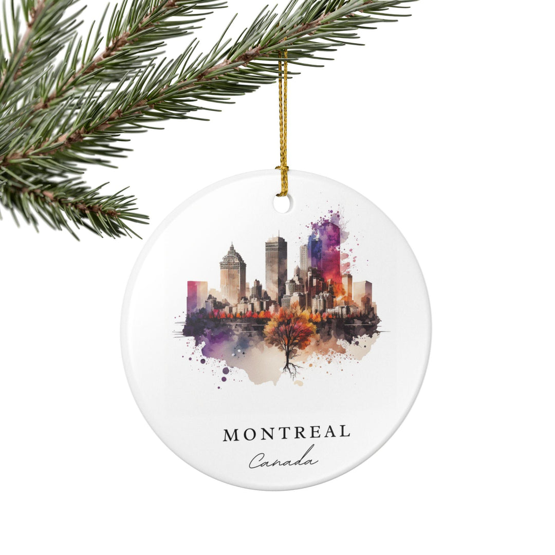 Montreal Canada Ornament: Unique Montreal Souvenir, Montreal Xmas Decor, and Authentic Montreal Canada Gift