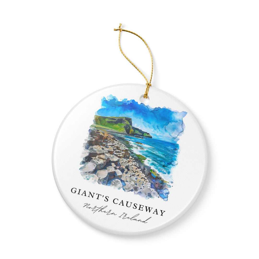 Giants Causeway Ornament: Unique Northern Ireland Souvenir, Giants Causeway Xmas Decor, and Authentic Northern Ireland Gift