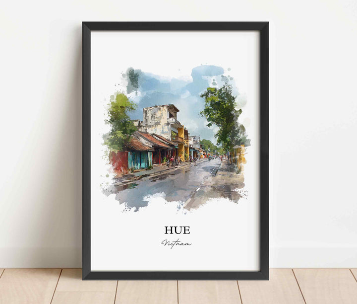 Hue, Vietnam – Watercolor Art Print