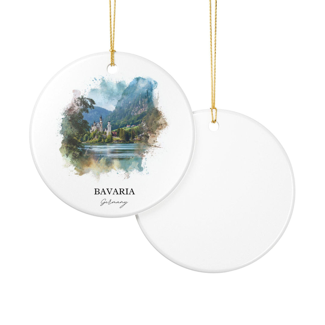 Bavaria Germany Ornament: Unique Bavaria Souvenir, Bavaria Region Xmas Decor, and Authentic Bavaria Germany Gift