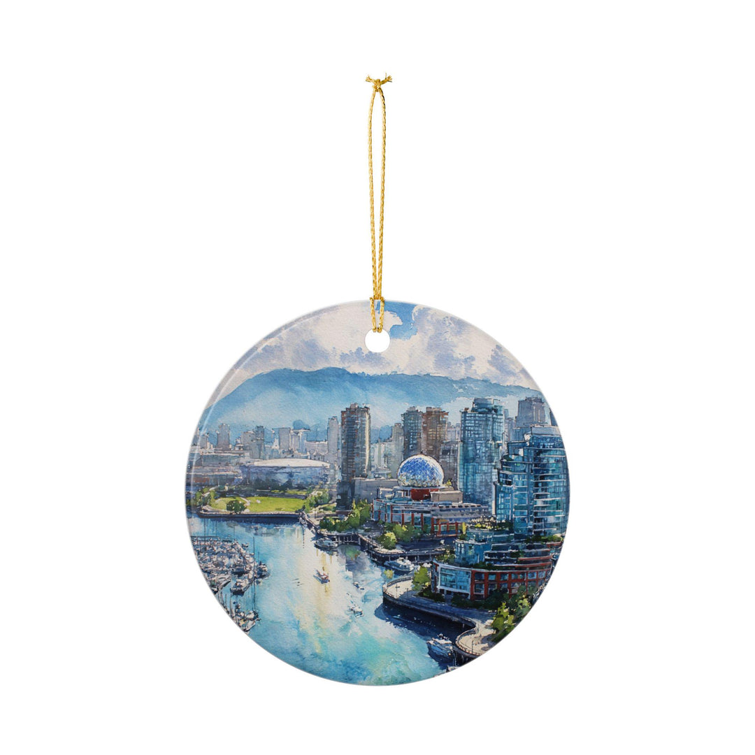 Vancouver Ornament: Unique Vancouver Souvenir, Vancouver Xmas Decor, and Authentic Vancouver BC Gift