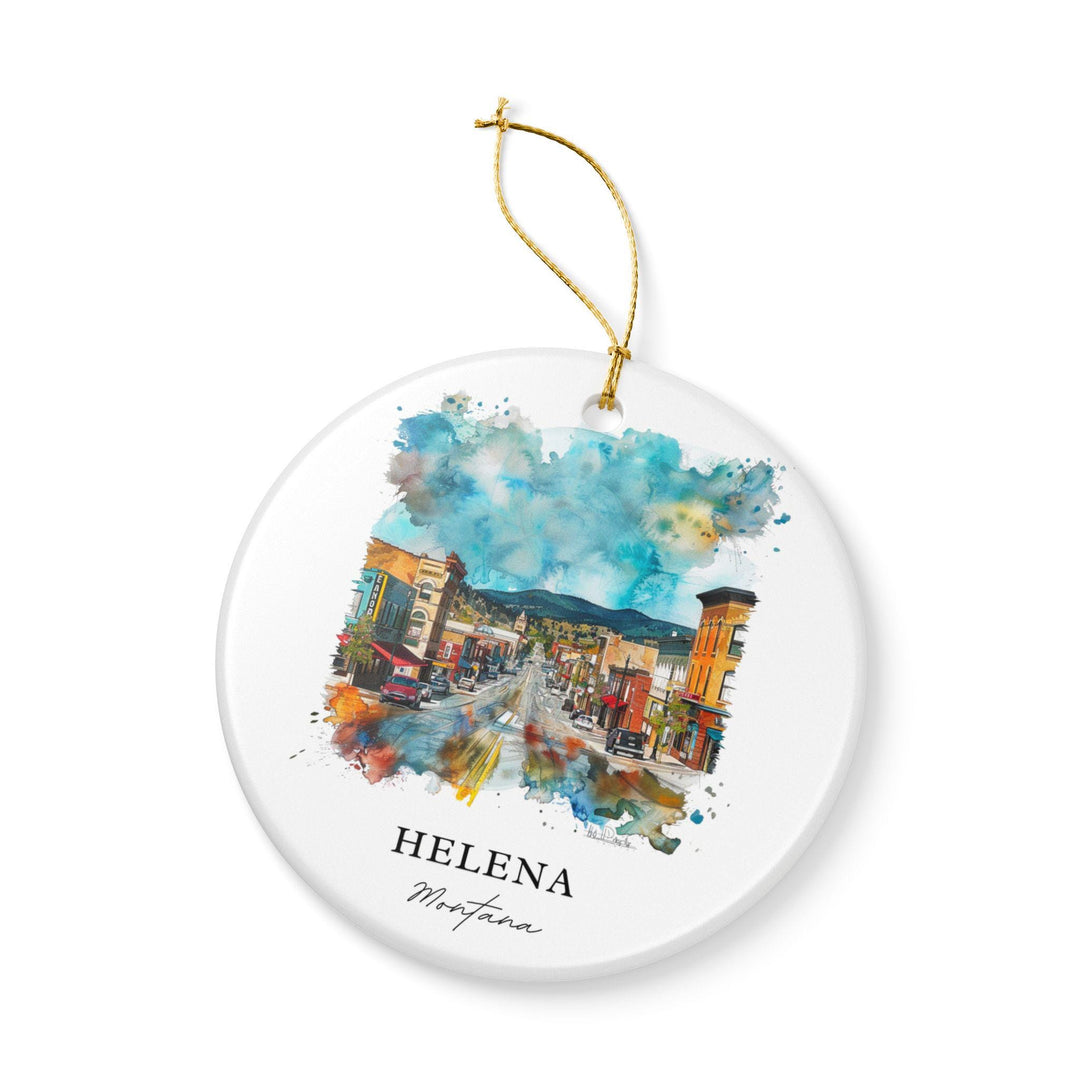 Helena Montana Ornament: Unique Helena MT Souvenir, Helena Montana Decor, and Authentic Helena MT Gift