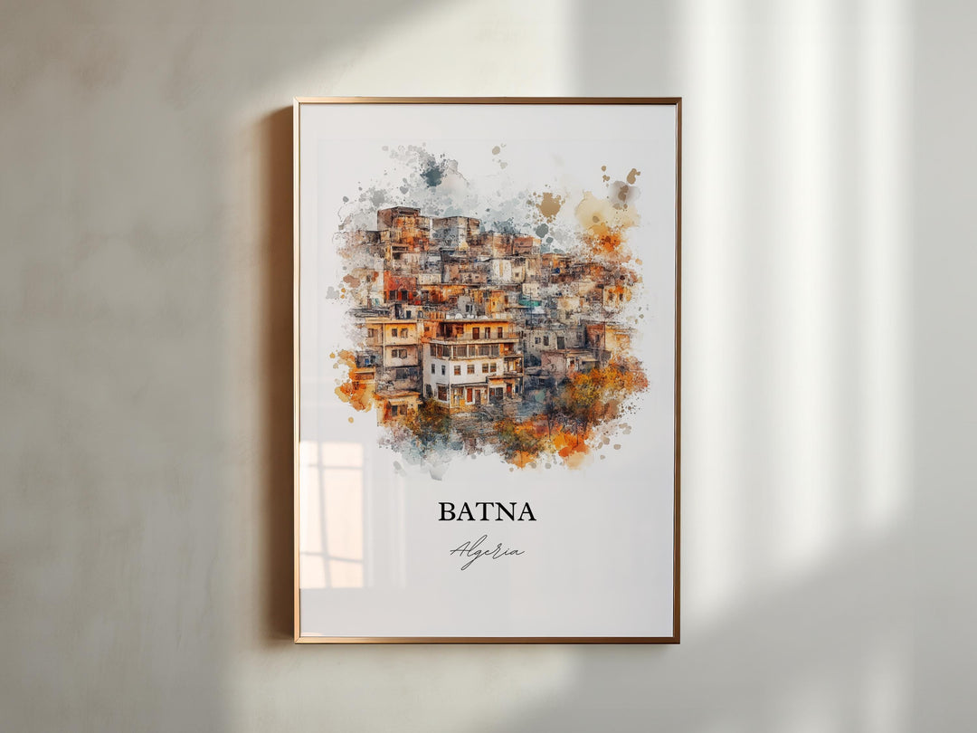 Batna Wall Art - Algeria Print