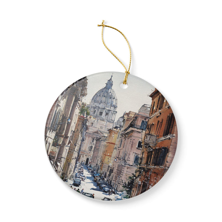 Rome Italy Ornament: Unique Rome Souvenir, Rome Xmas Decor, and Authentic Rome Italia Gift