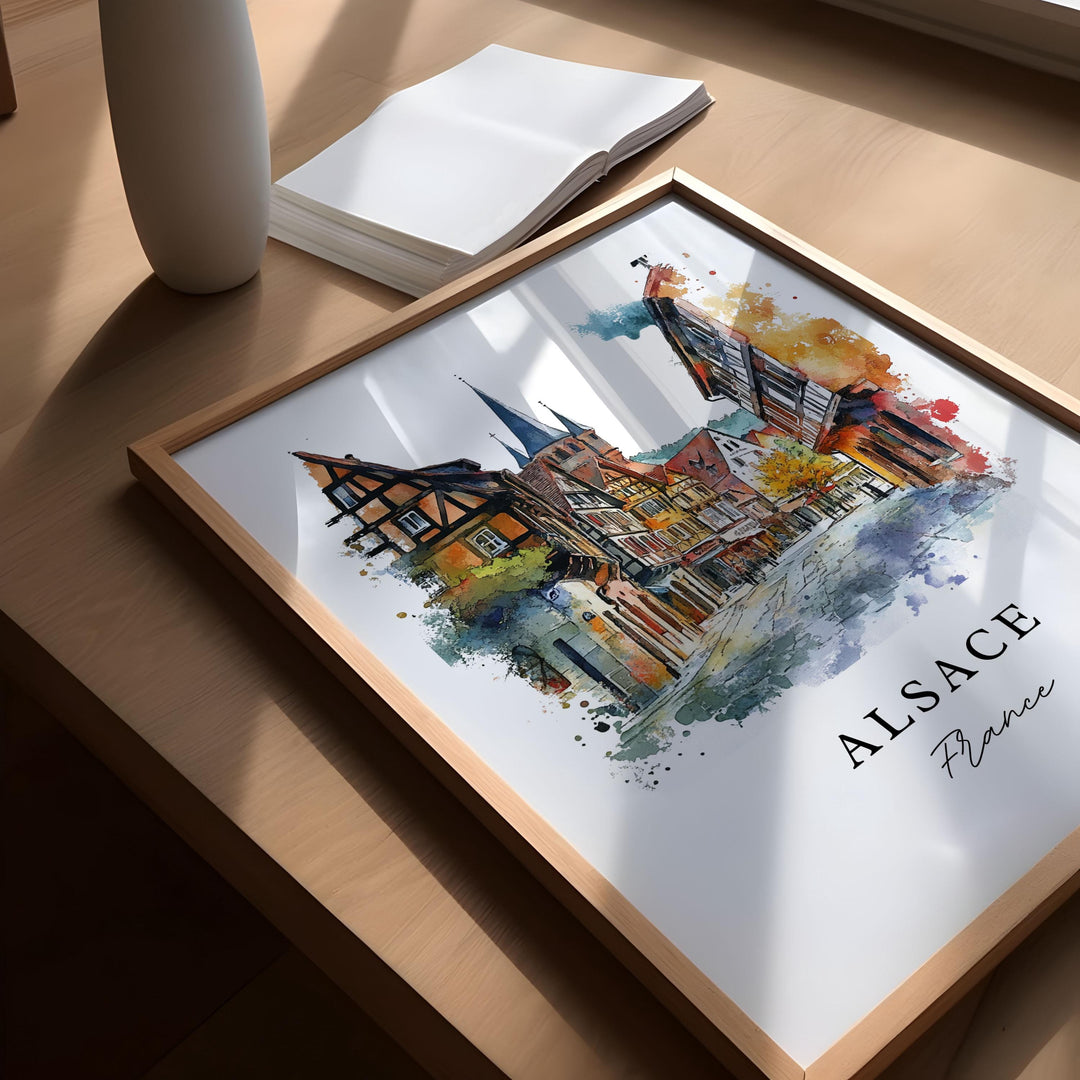 Alsace Wall Art - France Print