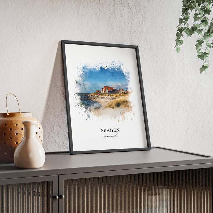 Skagen, Denmark – Watercolor Art Print