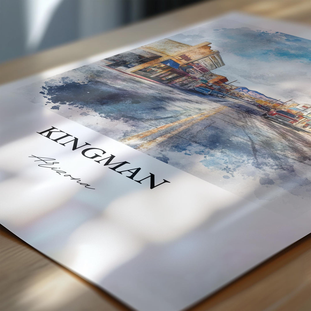 Kingman AZ Wall Art - Arizona Print
