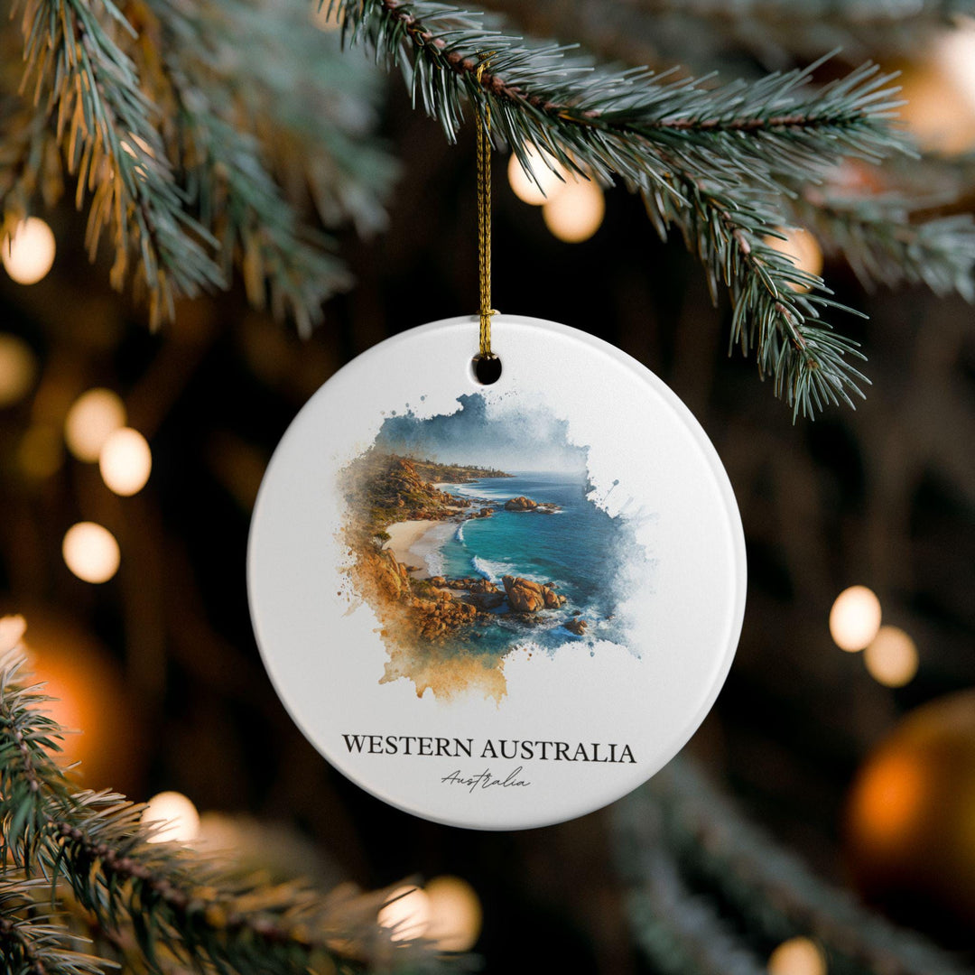 Western Australia Ornament: Unique Australia Souvenir, Australia Xmas Decor, and Authentic Western Australia Gift