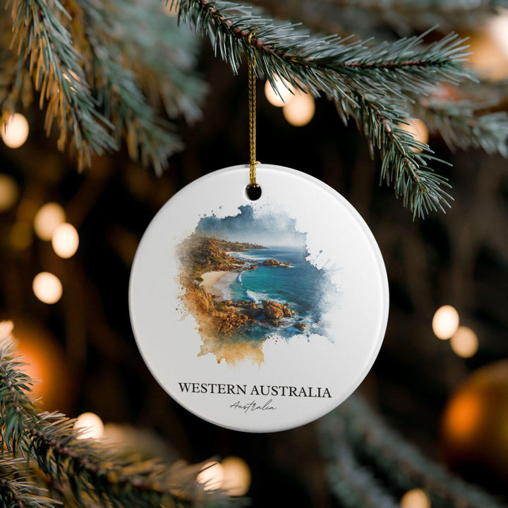 Western Australia Ornament: Unique Australia Souvenir, Australia Xmas Decor, and Authentic Western Australia Gift