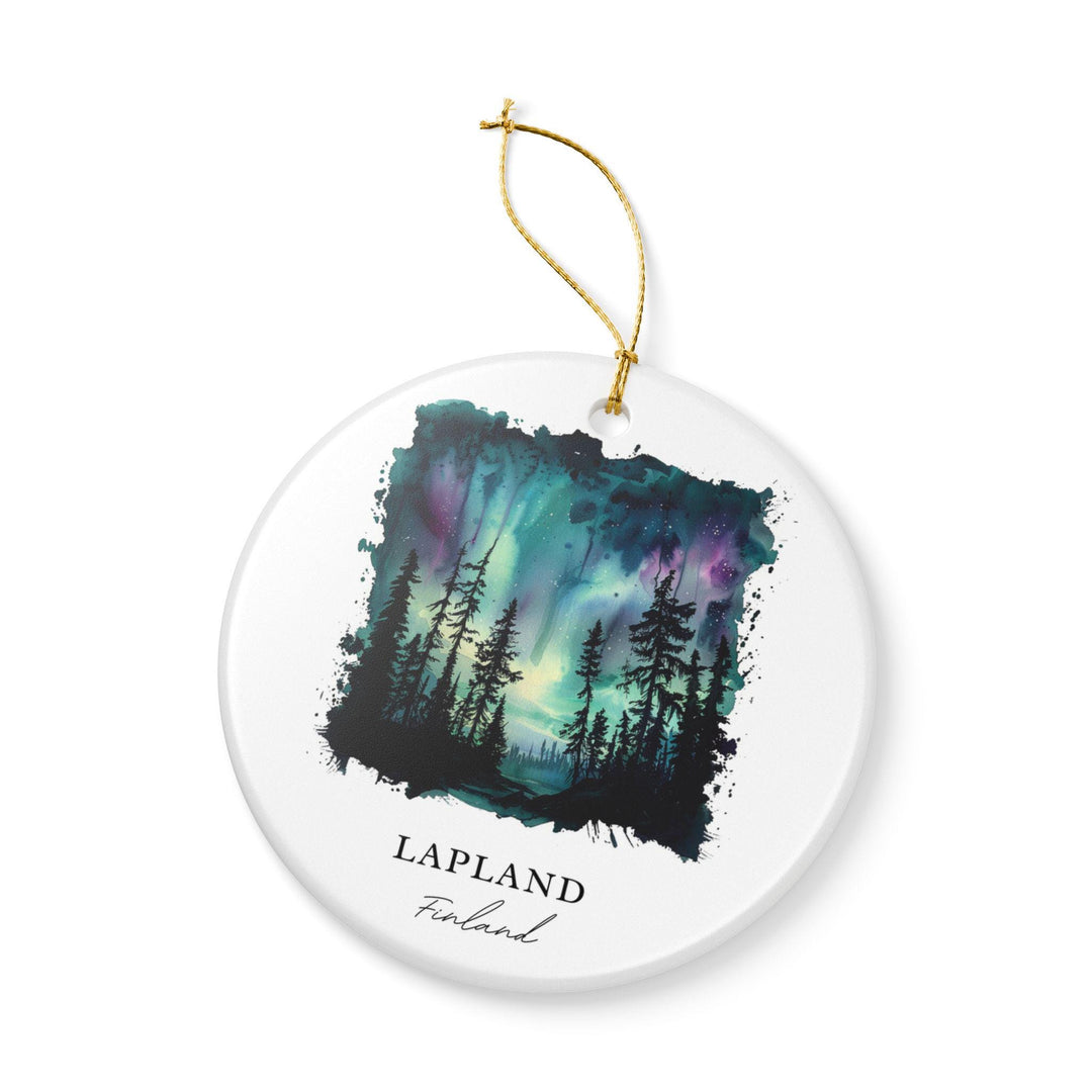 Lapland Finland Ornament: Unique Lapland Souvenir, Lapland Finland Xmas Decor, and Authentic Finland Gift