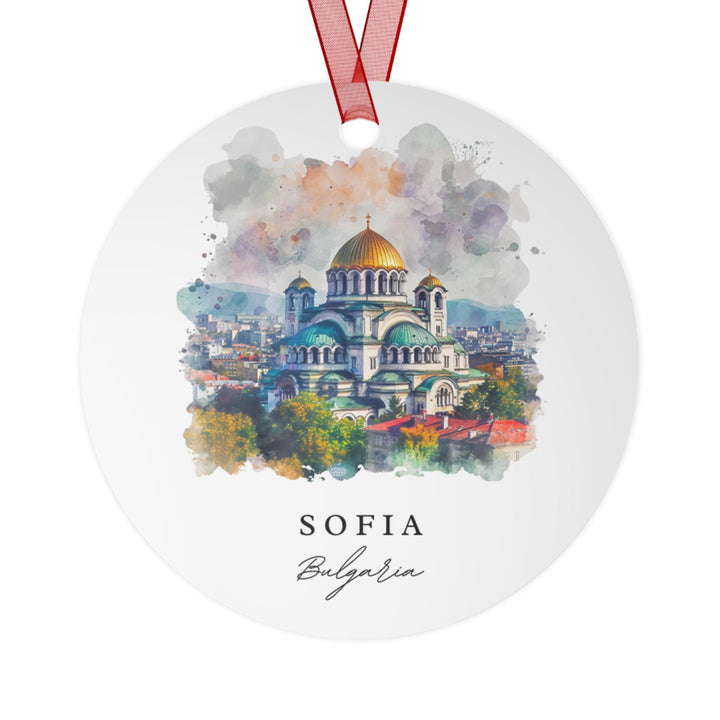 Sofia Bulgaria Ornament: Unique Bulgaria Souvenir, Bulgaria Xmas Decor, and Authentic Sofia Bulgaria Christmas Gift