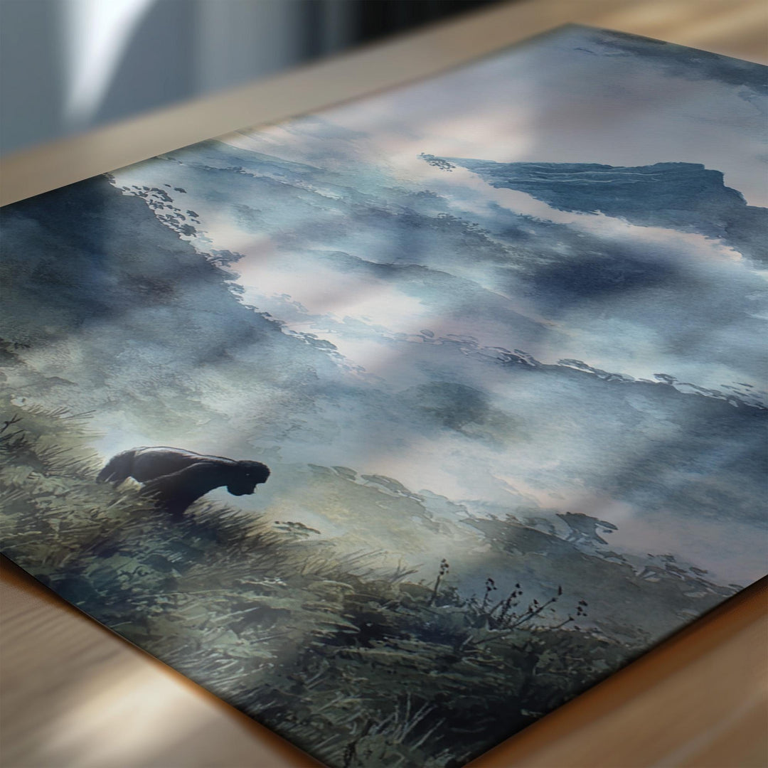 Volcanoes National Park Art Rwanda Travel Print Rwanda Artwork Rwanda Decor Volcanoes National Park Rwanda Wall Art