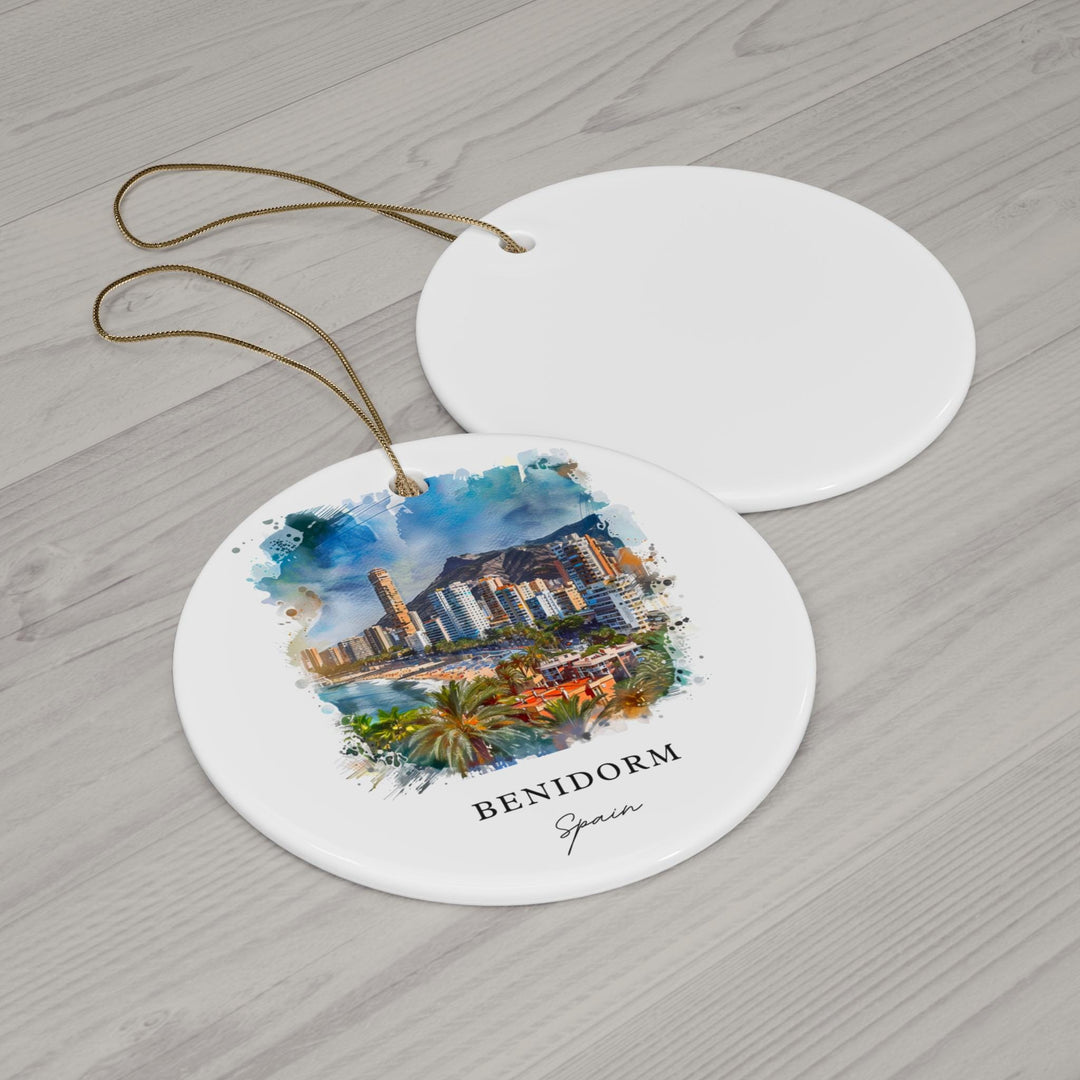 Benidorm Spain Christmas Ornament
