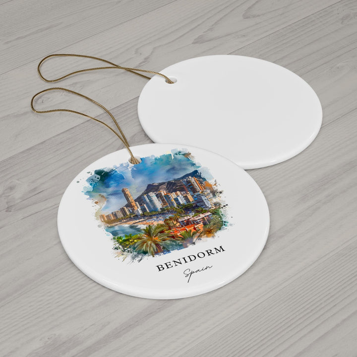 Benidorm Spain Christmas Ornament