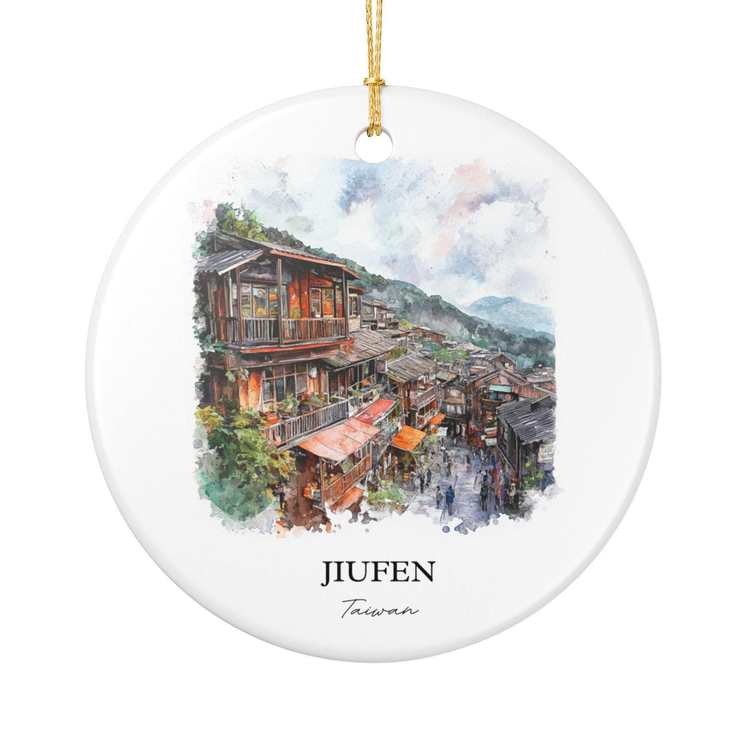 Jiufen Taiwan Ornament: Unique Jiufen Souvenir, Jiufen Xmas Decor, and Authentic Jiufen Taiwan Gift