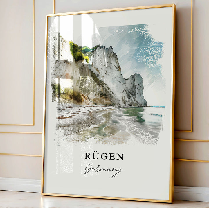 Rugen Germany Wall Art, Rugen Island Print, Germany Wall Art, Germany Gift, Travel Print, Travel Poster, Travel Gift, Housewarming Gift