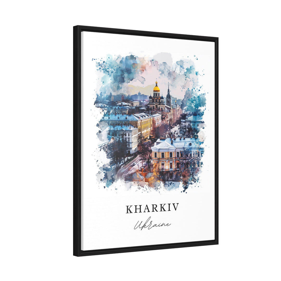 Kharkiv Wall Art, Kharkiv Print, Kharkiv Ukraine Wall Art, Kharkiv Ukraine Gift, Travel Print, Travel Poster, Travel Gift, Housewarming Gift