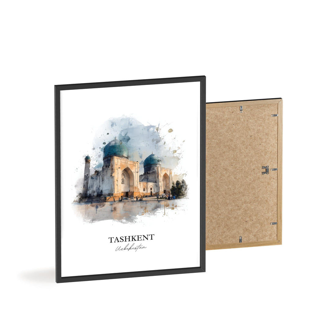 Tashkent, Uzbekistan – Watercolor Art Print