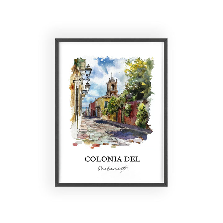 Colonia del Sacramento Wall Art, Uruguay Print, Uruguay Artwork, Colonia del Sacramento Gift, Travel Print, Travel Poster, Housewarming Gift