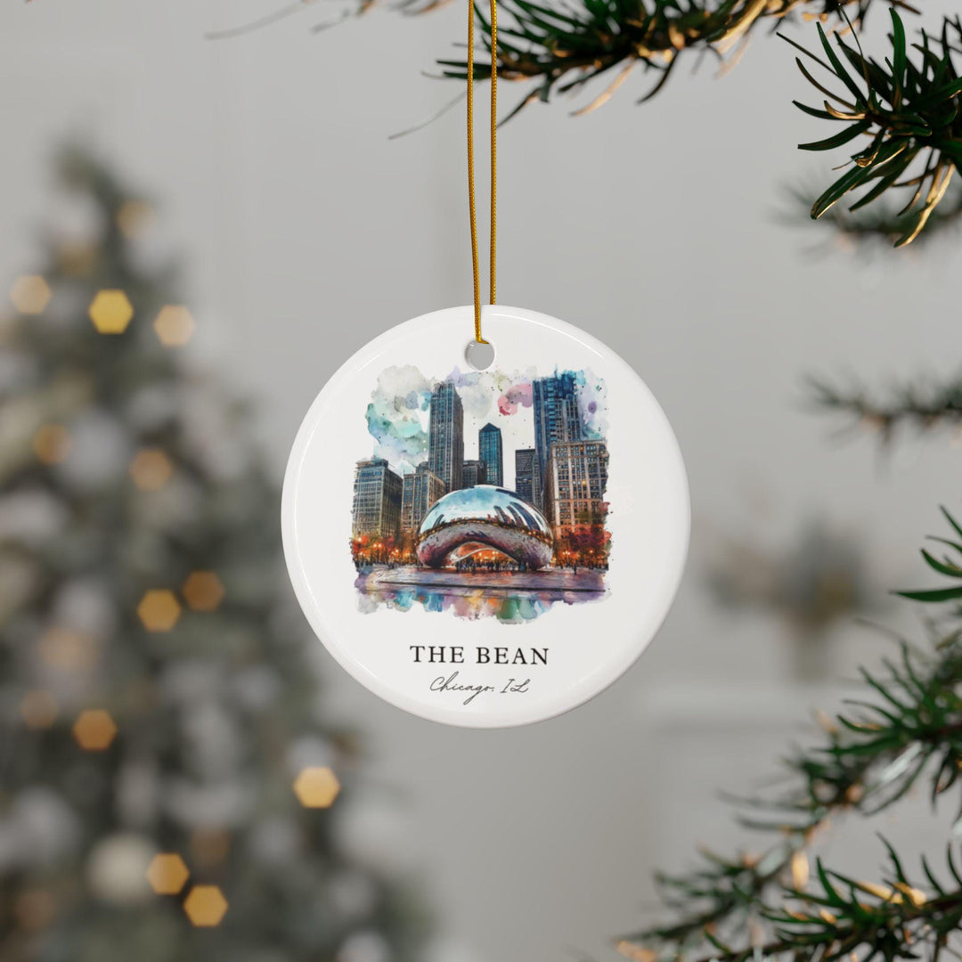 The Bean Chicago Ornament: The Bean Souvenir, Millenium Park Decor, and Authentic Chicago Xmas Gift