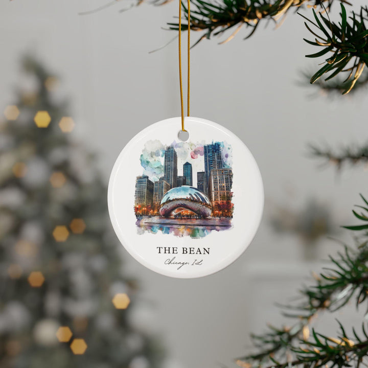 The Bean Chicago Ornament: The Bean Souvenir, Millenium Park Decor, and Authentic Chicago Xmas Gift