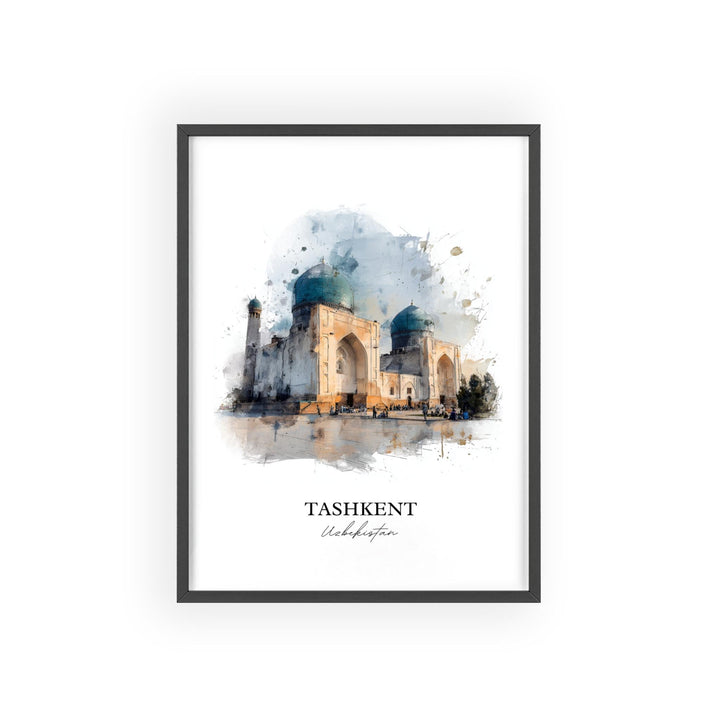 Tashkent, Uzbekistan – Watercolor Art Print