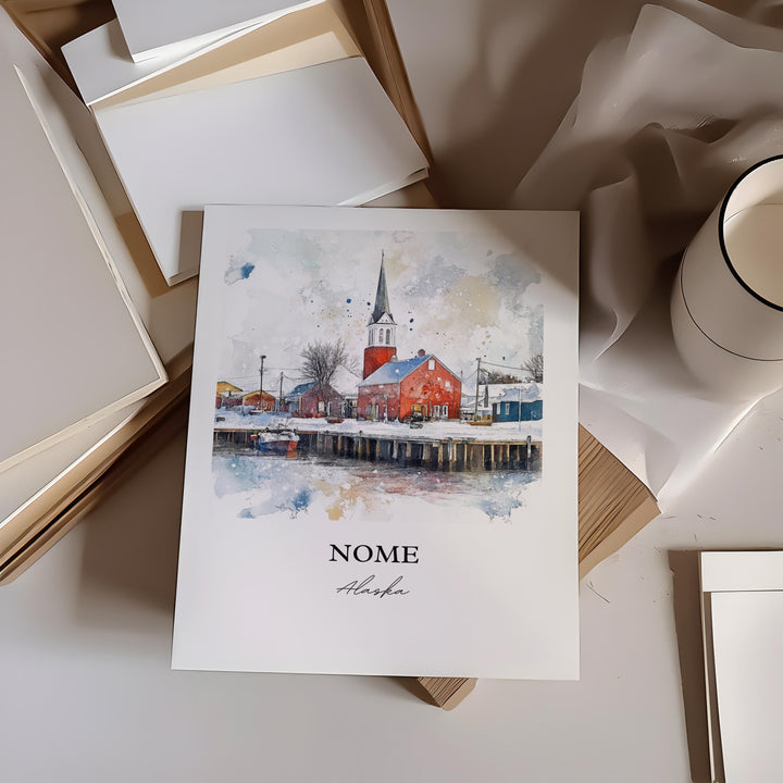 Nome AK Wall Art - Alaska Print