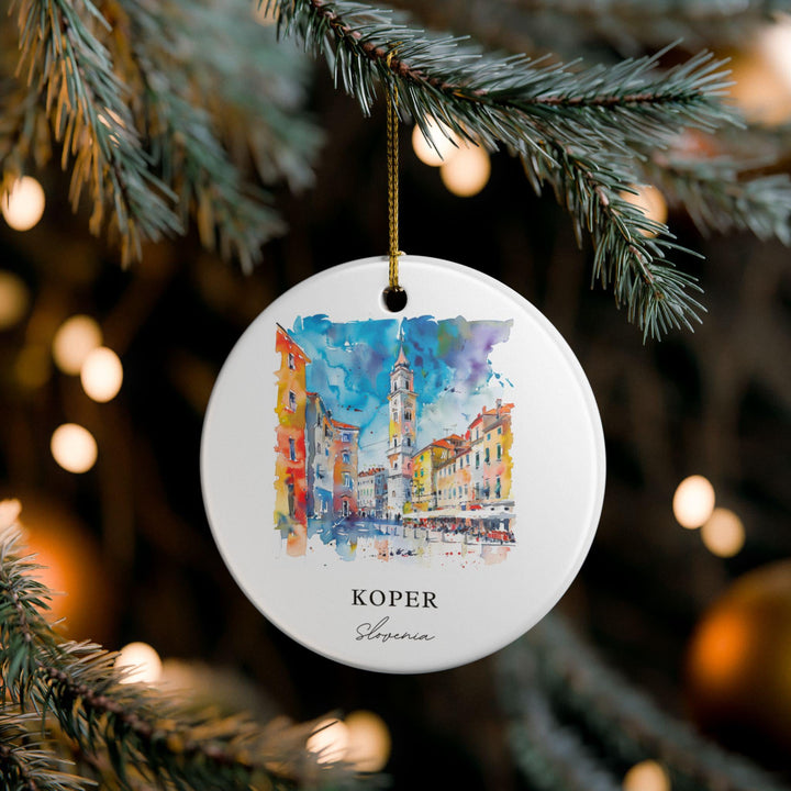 Koper Slovenia Ornament: Unique Koper Souvenir, Koper Slovenia Xmas Decor, and Authentic Slovenian Gift