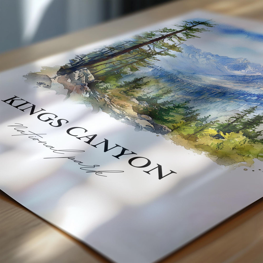 Kings Canyon Wall Art - California Print