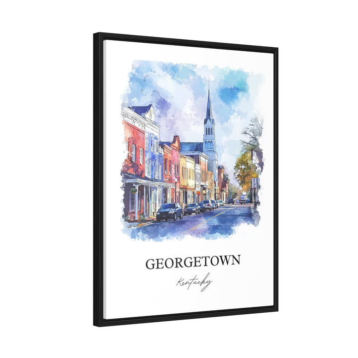 Georgetown, KY, Kentucky – Watercolor Art Print
