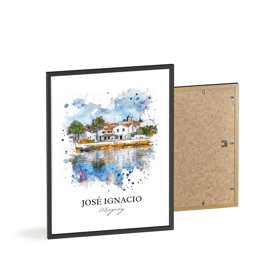 José Ignacio Wall Art, Paraguay Print, Paraguay Watercolor Art, José Ignacio Gift, Travel Print, Travel Poster, Housewarming Gift