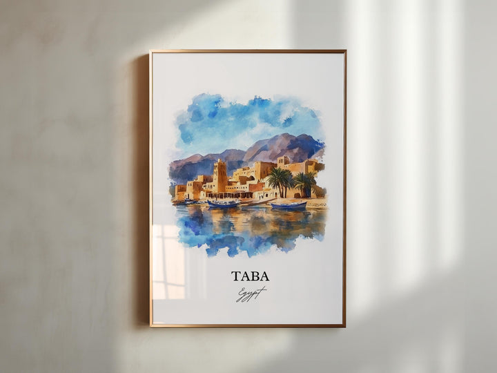 Taba, Egypt – Watercolor Art Print